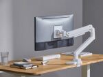 Equip 17"-49" Schwerlast-Monitor-Schreibtischhalterung, Weiß