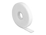 DELOCK Klettband auf Rolle L 3 m x B 13 mm weiß