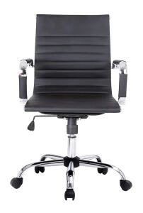 Equip Bürostuhl, Geriffelte Polsterung, Mittlere Rückenlehne