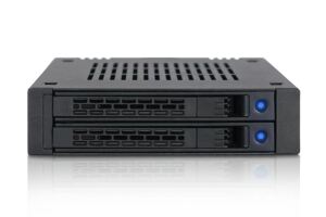 Icy Dock MB742SP-B Hard Drive Backplane Schwarz