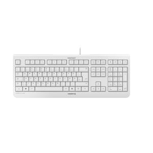 CHERRY KC 1000, Kabelgebundene Tastatur, Weiß Grau, USB (QWERTZ - DE)