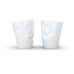 FIFTYEIGHT 350ml Becher - Witzig Lecker weiß