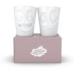 FIFTYEIGHT 350ml Becher - Witzig Lecker weiß