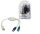 LogiLink Adapter USB - 2x PS/2 PS/2-Kabel 0,2 m 2x 6-p Mini-DIN USB A Grau