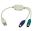 LogiLink Adapter USB - 2x PS/2 PS/2-Kabel 0,2 m 2x 6-p Mini-DIN USB A Grau