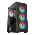 Aerocool Falcon ARGB Midi Tower Schwarz