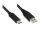 Alcasa GC-M0117 USB Kabel USB 2.0 1 m USB C Micro-USB A 0,48 Gbit/s Schwarz