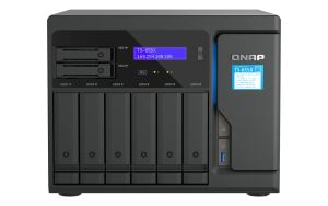 QNAP TS-855X SAN Tower Intel Atom® C5125 8 GB DDR4 0 TB QNAP QTS Schwarz