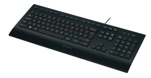 Logitech K280E Pro f/ Business Tastatur Büro USB QWERTZ Deutsch Schwarz