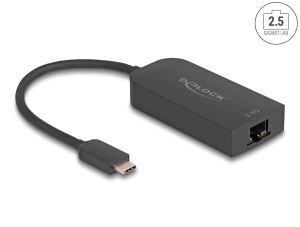 DELOCK USB Type-C Adapter zu 2,5 Gigabit LAN