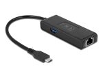 DELOCK USB Type-C Adapter zu 2,5 Gigabit LANmit USB Typ-A