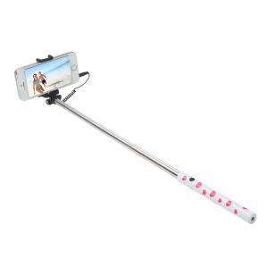 Ultron 173950 Selfie-Stick Smartphone Pink, Silber, Weiß