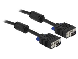 DELOCK VGA-Kabel D-Sub15 -> D-Sub15 St/St 20.00m schw