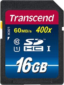 Transcend 16GB SDHC Class 10 UHS-I NAND Klasse 10