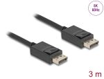 DELOCK DisplayPort Kabel 16K 30Hz/8K 60Hz 40 Gbps 3m