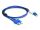 DELOCK LWL Kabel mit Metallarmierung LC Duplex Singlemode 2m