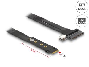 DELOCK M.2 Key M > U.2 SFF-8639 NVMe Adapter 20cm Kabel