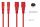 Kabelmeister SK1430-R020 Stromkabel Rot 2 m IEC C14 IEC C13
