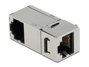 DELOCK Keystone Modul RJ45 Bu > RJ45 Bu Cat.6A 90° gewinkelt