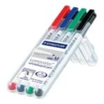 Staedtler 301 WP4 Marker 4 Stück(e) Feine Spitze...