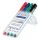Staedtler 301 WP4 Marker 4 Stück(e) Feine Spitze Schwarz, Blau, Grün, Rot