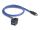 DeLOCK Keystone Modul USB 5 Gbps A Buchse zu USB Type-C Stecker mit Kabel