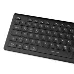 Sharkoon OfficePal K30W bk Tastatur Heimbüro USB QWERTZ Deutsch Schwarz