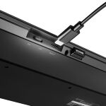 Sharkoon OfficePal K30W bk Tastatur Heimbüro USB QWERTZ Deutsch Schwarz