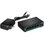 Trendnet TPE-TG52 Netzwerk-Switch Unmanaged Gigabit Ethernet (10/100/1000) Power over Ethernet (PoE) Schwarz