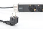 Digitus Steckdosenleiste mit Aluminiumprofil, 8-fach Schutzkontaktsteckdose, 2 m Zuleitung Schutzkontaktstecker