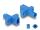 DELOCK LWL Hybrid Kupplung LC Simplex Bu zu ST Bu blau