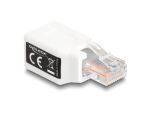 DeLOCK RJ50 Adapter Stecker zu Buchse weiß