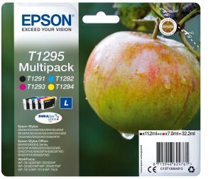 Epson Apple T1295 Apfel DURABrite Ultra Multipack 4 Farben Tinte