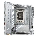 GIGABYTE B860I AORUS PRO ICE Mainboard - Intel Core Ultra CPUs, 8+1+2+1 Phasen VRM, bis zu 9200MHz DDR5, 1xPCIe 5.0 + 1xPCIe 4.0 M.2, 2,5 GbE LAN, WIFI 7, Thunderbolt 4