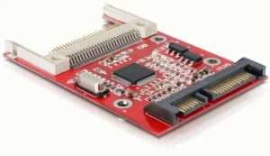 DeLOCK SATA Card Reader Kartenleser Rot