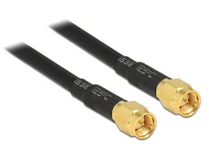 DeLOCK 88891 Koaxialkabel LMR195 5 m Schwarz