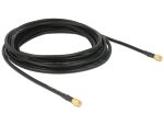 DeLOCK 88891 Koaxialkabel LMR195 5 m Schwarz