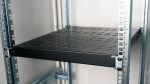 Equip Variabler Fachboden 19, 1HE, 500mm, Schwarz