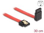 DELOCK SATA Kabel SATA 7pin -> SATA 7pin gew. St/St 0.30m