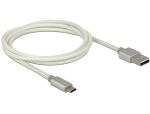 DELOCK USB Kabel A -> Micro-B St/St 1.00m weiß...