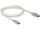DELOCK USB Kabel A -> Micro-B St/St 1.00m weiß Textilmantel