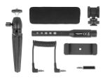 DeLOCK Vlog Shotgun Mikrofon Set für Smartphones und DSLR Kameras