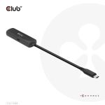 CLUB3D USB Gen2 Typ-C zu HDMI™ 8K60Hz oder 4K120Hz HDR10, DSC1.2, Power Delivery 3.0 Activ Adapter St./B.