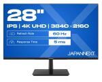 JAPANNEXT JN-I280UHD60F-P Computerbildschirm 71,1 cm (28") 3840 x 2160 Pixel 4K Ultra HD LCD Schwarz
