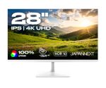 JAPANNEXT 71,1cm JN-IPS280UHD60F-P-W 16:9 HDMI/DP UHD Computerbildschirm