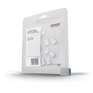 Lindy 40466 Schnittstellenblockierung USB Typ-C Blau Acrylnitril-Butadien-Styrol (ABS) 10 Stück(e)