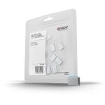 Lindy 40466 Schnittstellenblockierung USB Typ-C Blau Acrylnitril-Butadien-Styrol (ABS) 10 Stück(e)