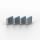 Lindy 40466 Schnittstellenblockierung USB Typ-C Blau Acrylnitril-Butadien-Styrol (ABS) 10 Stück(e)