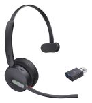 Yealink WH64 Hybrid Mono UC Kopfhörer Kabellos Kopfband Büro/Callcenter Mikro-USB Bluetooth Schwarz