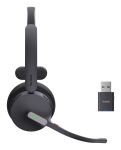 Yealink WH64 Hybrid Mono UC Kopfhörer Kabellos Kopfband Büro/Callcenter Mikro-USB Bluetooth Schwarz